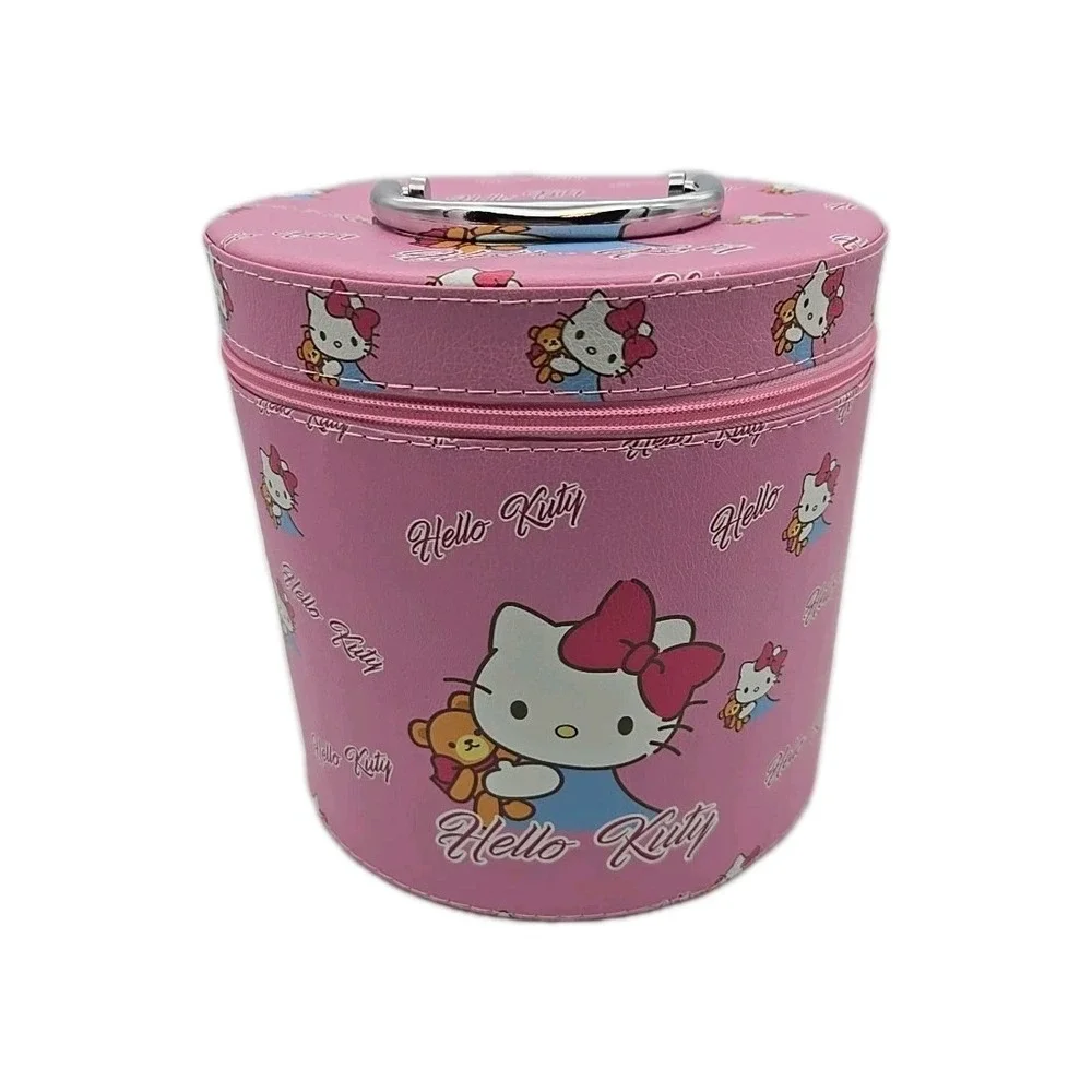 Sanrio Hello Kitty Pink Cosmetic Makeup Travel Storage‎ Organizer Caser